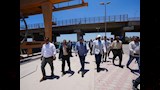 وزير الموارد المائية والري ومحافظ أسيوط يتفقدان قناطر أسيوط الجديدة ومحطتها الكهرومائية لمتابعة كفاءة التشغيل وأعمال الصيانة (11)_11_11