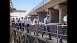 وزير الموارد المائية والري ومحافظ أسيوط يتفقدان قناطر أسيوط الجديدة ومحطتها الكهرومائية لمتابعة كفاءة التشغيل وأعمال الصيانة (13)_13_13