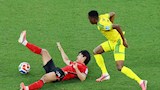 خلال مباراة جنوب أفريقيا وكوريا الجنوبية (4)