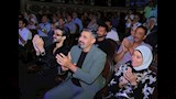 ياسر جلال يحضر مسرحية الملك لير على المسرح القومي