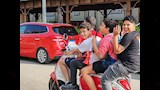 احتفالات بشوارع بورسعيد عقب تأهل منتخب مصر 