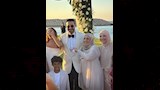ميرنا الهلباوي تطلق الزغاريد في حفل زفافها على أحمد السعدني