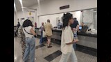 توافد الركاب على محطة الاستاد بالمونوريل  (2)