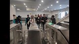 توافد الركاب على محطة الاستاد بالمونوريل  (7)