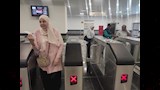 توافد الركاب على محطة الاستاد بالمونوريل  (13)