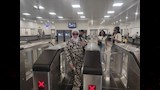 توافد الركاب على محطة الاستاد بالمونوريل  (19)