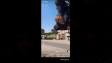 حريق هائل بمصنع ولاعات بالسادات