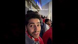 مينا مسعود وإميلي شاه يتابعان مباراة مصر وإيران في كأس العالم 2026 (3)