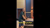 أشرف عبد الباقي في كواليس تجهيزات مسرح بورتو مارينا (5)