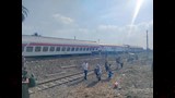 حادث قطار يربك حركة السكك الحديدية بالغربية (2)