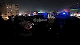 حادث انقلاب تريلا على سوزوكي أعلى دائري الوراق (4)