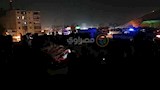 حادث انقلاب تريلا على سوزوكي أعلى دائري الوراق (12)