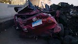 حادث انقلاب تريلا على سوزوكي أعلى دائري الوراق (10)