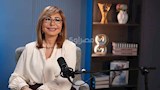 لميس الحديدي خلال حوارها مع الجلاد في بودكاست أسئلة حرجة (4)