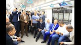 كامل الوزير يتفقد محطات مونوريل شرق النيل (5)