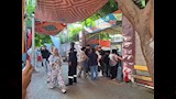 تفتيش طلاب الثانوية العامة قبل بدء امتحان العربي