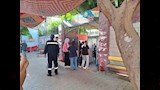 تفتيش طلاب الثانوية العامة قبل بدء امتحان العربي