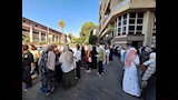 تفتيش طلاب الثانوية العامة قبل بدء امتحان العربي