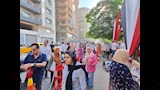لحظة خروج الطلاب من امتحان العربي للثانوية العامة بالجيزة (2)