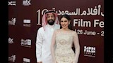 بالصور| إلهام علي تتألق في حفل افتتاح مهرجان أفلام السعودية