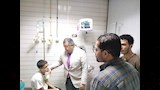 رئيس جامعة بنها يتابع مصابي تسرب الكلور  (2)