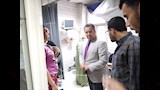 رئيس جامعة بنها يتابع مصابي تسرب الكلور  (3)