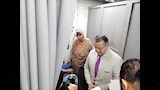 رئيس جامعة بنها يتابع مصابي تسرب الكلور  (4)