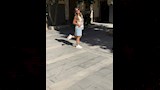 منة فضالي في شوارع الشام