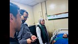الاطمئنان على حالة وكيل مستشفى طامية الذى تعرض للا
