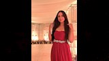 ياسمين رحمي بفستان أحمر أنيق_10