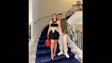 نسرين طافش و طليقها رجل الأعمال أحمد جوجر