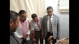وكيل الصحة داخل مستشفى الباجور