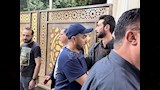 ميدو عادل في عزاء غزال الشال