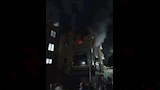 حريق في شقة سكنية