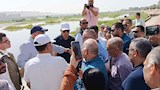 وزير الري يتفقد أعمال تطهير نهر النيل