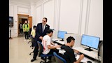 جولة تفقدية لرئيس جامعة القاهرة في الفرعين الأهلي والدولي  (10)