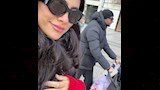 هاجر أحمد وزوجها أثناء رحلتهم لباريس