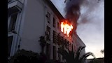 حريق بمقر وزارة التربية في الجزائر 