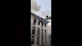 حريق بمقر وزارة التربية في الجزائر 