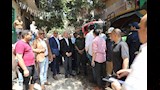 حريق وانهيار عقار بمنشأة ناصر (1)