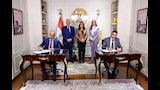 جانب من توقيع بروتوكول مع الأكاديمية العربية لإتاحة برامج ماجستير ودكتوراه مدعمة للعاملين وأسرهم (3)