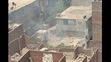 حريق ورشة النجارة في منشأة ناصر (2)