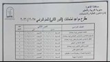 اعتمد محافظ القاهرة جدول امتحانات الدور الثاني 2025-2026 (8)