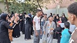جنازة ضحايا سقوط تروسيكل في ترعة بأسيوط (3)