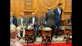 خالد يوسف وحمدي الوزير يشاركان في عزاء الدكتور عمرو حلمي (3)