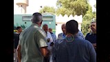 المحافظ في موقع سقوط تروسيكل في ترعة بأبوتيج (2)