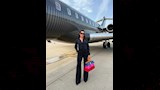 بالأسود جورجينا تخطف الأنظار