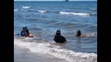 المصطافين على شاطئ بورسعيد٣_1