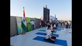 سفارة الهند تنظم يوجا عالمية في الاسكندرية (3)