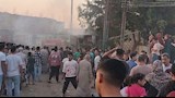 إخماد حريق بمحول كهرباء في كفر علوان